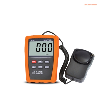 LX-1332B High Precision Digital Illuminometer, Color Temperature 2856K standard calibration, Data hold, Intelligent Auto Power OFF.