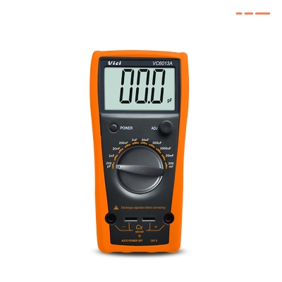 VC6013A  200mF超宽量程，高精度数字电容表，电容自动放电不烧表。