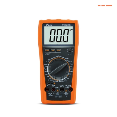 VC9808+ Max 2000uF capacitance, Max 2000MΩ resistance, Inductance, Frequency, Temperature tests, Anti-high pressure ignition design.